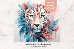 Leopard tumbler wrap  leopard sublimation tumbler Watercolor tumbler wrap tropical tumbler designs