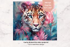 Leopard tumbler wrap  leopard sublimation tumbler Watercolor tumbler wrap tropical tumbler designs