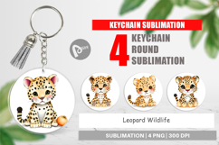 Keychain Leopard Wildlife Product Image 1