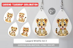 Earring Leopard Wildlife Product Image 1