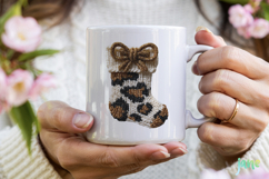 Leopard Yarn Christmas Clipart Bundle Product Image 2