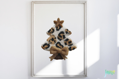 Leopard Yarn Christmas Clipart Bundle Product Image 5
