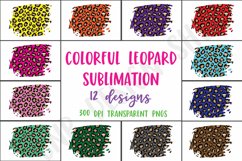Leopard PNG Sublimation Design Bundle Product Image 1