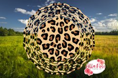 Leopard Print | Animal Print | 10&quot; Sublimation Wind Spinner Product Image 1