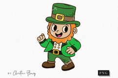 Retro St Patrick's Day Leprechaun Clipart | St Patrick PNG Product Image 1
