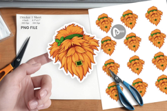 Leprechaun Beard Sticker Product Image 1