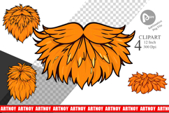 Leprechaun Beard Clipart Product Image 1