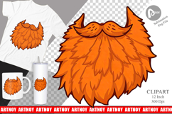 Leprechaun Beard Clipart Product Image 1