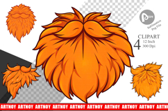 Leprechaun Beard Clipart Product Image 1