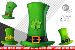 Leprechaun Hat Clipart Product Image 1