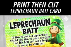 Leprechaun Bait Print & Cut PNG Card | St Patty Pot of Gold Product Image 2