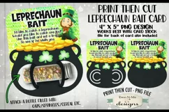 Leprechaun Bait Print & Cut PNG Card | St Patty Pot of Gold Product Image 1