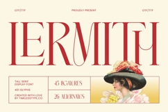 Lermith - Tall Serif Display Font Product Image 1