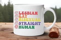 Lesbian Gay Bisexual Straight SVG, Pride Month SVG Design Product Image 2