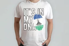 It's in my DNA Lesotho Flag Fingerprint PNG Sublimation Product Image 2