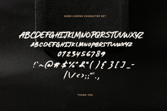 Hand Lespan - The Energy Brush Font Product Image 5