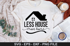 Family SVG Design - Home is not a place it&#039;s a feeling Product Image 4