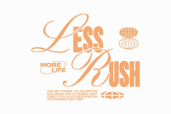 Slow Living Typography T-shirt Design Bundle Product Image 2