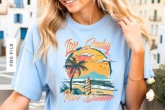 Less Sunday - More Summer T shirt Design