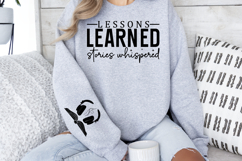 Lessons learned stories whispered Sleeve SVG Product Image 3