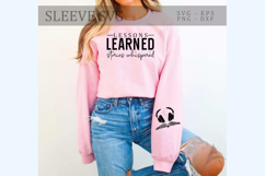 Lessons learned stories whispered Sleeve SVG Product Image 1