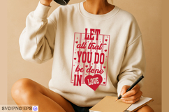 Let All That You Do Be Done In Love SVG PNG Product Image 3