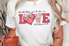 Let all that you do be in love PNG, 1 Corinthians 16:14 PNG Product Image 2