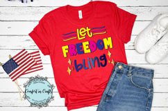 Let Freedom Bling SVG and Sublimation design Product Image 3