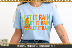 Let It Rain PNG | Cute Summer Fairy on Mushroom Clipart Product Image 2