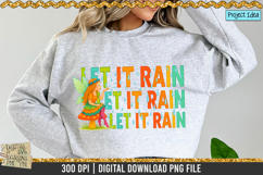 Let It Rain PNG | Cute Summer Fairy on Mushroom Clipart Product Image 4