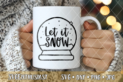 Let it snow SVG cut file Product Image 4