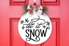 Christmas Door Signs | Christmas SVG PNG Clipart Product Image 22