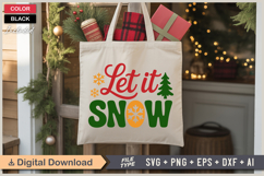 Let It Snow SVG | Christmas SVG | Holiday SVG | Xmas SVG Product Image 5