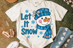 Christmas Snowman PNG, Winter PNG, Holiday PNG, Let it Snow Product Image 5