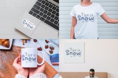 let it snow sublimation design