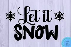 Let It Snow Svg Christmas Doormat Svg Christmas Svg Welcome Product Image 2