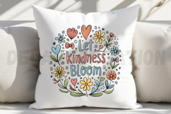 Let Kindness Bloom Sublimation PNG Product Image 4