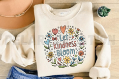 Let Kindness Bloom Sublimation PNG Product Image 3