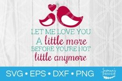 Love Quote SVG Baby Nursery Clipart Cricut Cut File DXF PNG Product Image 1