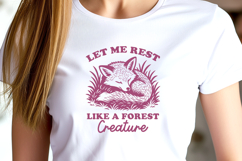 Cottagecore Mental Health SVG Bundle | Cozy Woodland Animal Product Image 5