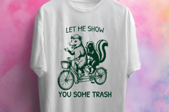 Funny Opossum and Skunk SVG - Let Me Show You Some Trash PNG Product Image 2