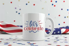 Let's Celebrate SVG, 4th Of July SVG Design Product Image 3