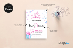 Let's Celebrate Invitation Canva Template Product Image 5