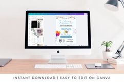 Let's Celebrate Invitation Canva Template Product Image 9