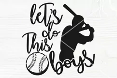 Let's Do This Boys Svg, Png, Game Day Svg, Baseball Svg, Dxf Product Image 2