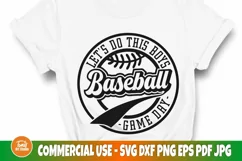 Baseball SVG Cut File, Let's Do This Boys Svg, Png, Game Day Product Image 2