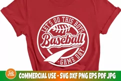 Baseball SVG Cut File, Let's Do This Boys Svg, Png, Game Day Product Image 3