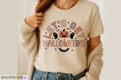Let's Get Halloweird SVG Halloween PNG T-shirt Design Product Image 2