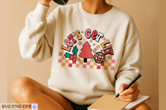 Funny Let&#039;s Get Lit Christmas SVG PNG T-shirt Design Product Image 4