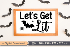 Farmhouse Halloween Sign SVG Bundle | Halloween Door Sign Product Image 5